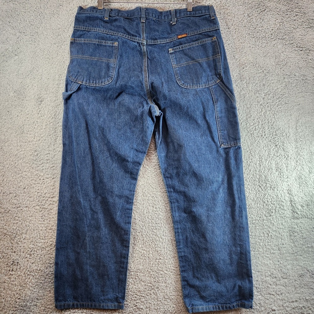 Big Ben Jeans Mens 40 X 30 Blue Denim 100% Cotton Straight Leg High Rise Zip Fly - Picture 9 of 14